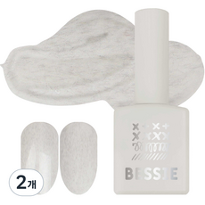 BESSIE 彩色凝膠指甲, TD16 模糊象牙白, 2個, 11ml