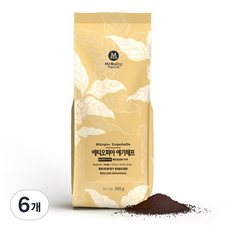 McNulty Coffee 衣索比亞耶加雪菲單一產地研磨原豆咖啡, 濃縮咖啡, 500g, 6個