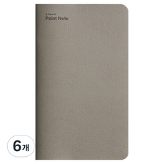 비온뒤 A Piece Of 포인트 수첩 ver 2 128매, Warmgray, 6개