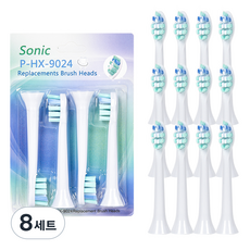 온비유 필립스 소닉케어 전동칫솔 호환 리필모 4개입, 옵티멀 플라그 디펜스, 8세트