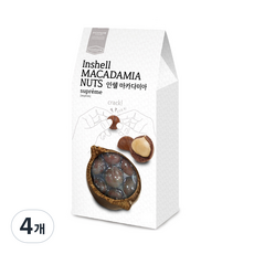 豐富的棕櫚堅果至尊帶殼澳洲堅果, 125g, 4個