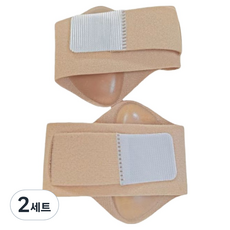 밸해피 발 아치 실리콘 패드 2p 세트 베이지, 2세트