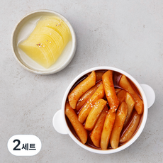 오분떡볶이 + 단무지 4인분 세트 중독맛, 940g, 2세트