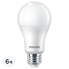 필립스 LED 벌브 12.2W 9290037943, 전구색, 6개