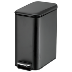 DAY&DAY 日日家居 緩降腳踏垃圾桶 5L SA005L-05, 霧黑色
