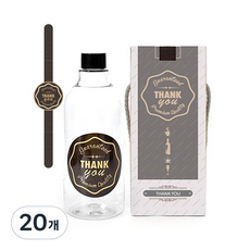 병도매닷컴 DN500 페트병 패키지 SET 옵션 2, 20개