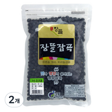장뜰 서리태, 500g, 2개