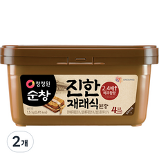 청정원순창 대상 진한 재래식 된장, 1.5kg, 2개