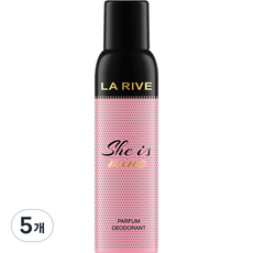 라리브 쉬 이즈 마인 퍼퓸 데오드란트, 5개, 150ml