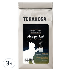 테라로사 콜롬비아 슬리피 캣 디카페인, 홀빈(분쇄안함), 250g, 3개