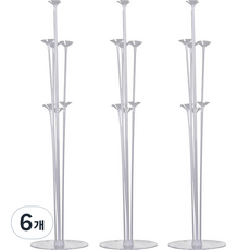Rona 派對氣球架氣球架套裝, 透明, 6個