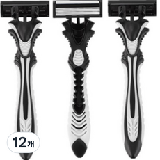 剃須刀 5速一次性剃須刀, 1入, 12個