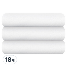 Songwol 松月 營業用美容輕量多用途洗臉毛巾 34, 18個, 白色