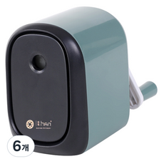 일상속반짝 데스크 연필깎이, 그린, 6개