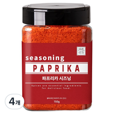 바른미각 파프리카 시즈닝, 150g, 4개
