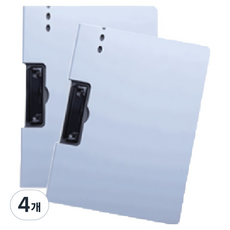 Andami 辦公用橫式板夾 A4, 4個, GREY