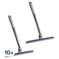 角度可調浴室地板除水刮水器 深灰色, 10個