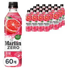 자연은 더말린 제로 자몽, 500ml, 60개