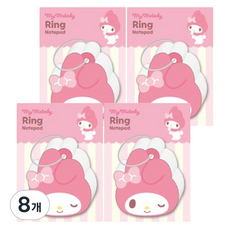산리오 캐릭터즈 링 메모장, 8개, 마이멜로디