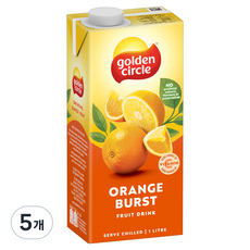 GoldenCircle 柳橙汁, 5個, 1L