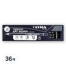 LYRA 林布蘭藝術設計鉛筆, 4B, 36個