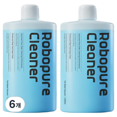 크린포유 로보락 전용 로봇청소기 호환 클리너 세정제, 1L, 6개