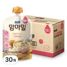 맘마밀 안심이유식 12개월, 혼합맛(가리비/두부), 100g, 30개