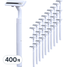 Janyhome Hotel 獨立包裝的一次性剃須刀白色, 400件, 1入