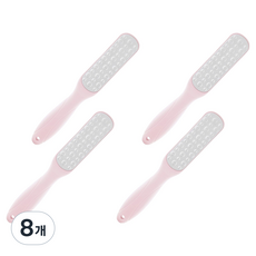 乾淨去老繭器 熱情粉 不鏽鋼磨砂板 3.7 x 23 cm, 1入, 8個