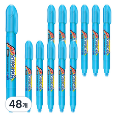 NEOSTICK 固體螢光筆 8mm, 48個, 藍色