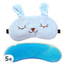 EasyWarm Sleeping Rabbit Ice Eyepatch 藍色, 1入, 5個