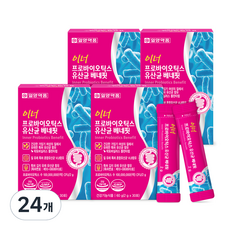 일양약품 이너 프로바이오틱스 유산균 베네핏 30p, 60g, 24개
