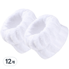 아름트리 잠옷 보호 세안 손목 밴드, 화이트, 12개