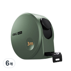 deLi 得力 HOME系列 卷尺 綠色 HT8316, 6個, 3m