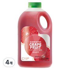 스위트컵 자몽 농축액, 4개, 1.8kg