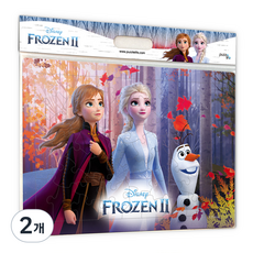 FROZEN 冰雪奇緣 2入拼圖 D80-20, 2個, 80件