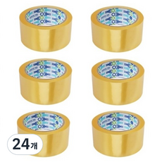 경포장 박스테이프 투명 57㎛ x 48mm x 80m, 24개