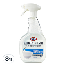 유한락스 제로앤클리어 욕실용, 600ml, 8개