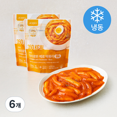 닥터로빈 제로 떡볶이 로제 (냉동), 220g, 6개