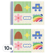 hello moris Kevin 綜合筆記本, 10個, 混合顏色