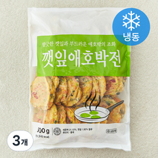 세미원 깻잎애호박전 30개입 (냉동), 900g, 3개