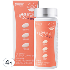 동국제약 후덜덜라인 더 슬림 가르시니아 다이어트보조제 37.8g, 42정, 4개