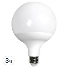 KDT LED 볼전구 롱타입 12W G95, 주광색, 3개