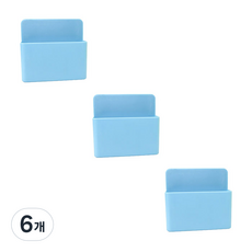 앤티스 라인리베 보드마커 자석 홀더, 블루, 6개