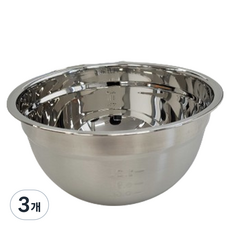 ONE LIVING 不鏽鋼深型攪拌盆, 3個, 單品