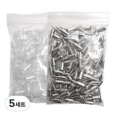 Sonjabisesang 1種 螺絲裝飾蓋 保護蓋 100入組, 銀色, 5套