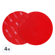 스파이더락 투명 아크릴테이프 보조패드, 4개