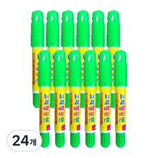 DONG-A Jet Stick 固體螢光筆, 淺綠色, 24個