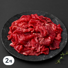 횡성축협한우 1+등급 불고기 (냉장), 2개, 300g