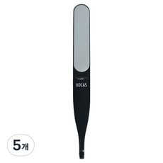 보카스 네일파일 손톱버퍼 케어 정리도구 대 BBN-200, 5개, 블랙